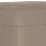 vidaXL Taburet, gri taupe, 60x50x41 cm, microfibră vidaXL Taburet, gri taupe, 60x50x41 cm, microfibră