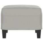 vidaXL Taburet, gri deschis, 60x50x41 cm, microfibră vidaXL Taburet, gri deschis, 60x50x41 cm, microfibră