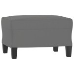 vidaXL Taburet, gri închis, 60x50x41 cm, microfibră vidaXL Taburet, gri închis, 60x50x41 cm, microfibră