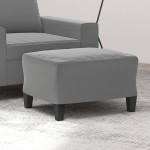 vidaXL Taburet, gri închis, 60x50x41 cm, microfibră vidaXL Taburet, gri închis, 60x50x41 cm, microfibră