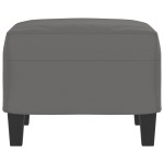 vidaXL Taburet, gri închis, 60x50x41 cm, microfibră vidaXL Taburet, gri închis, 60x50x41 cm, microfibră
