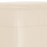 vidaXL Taburet, bej, 60x50x41 cm, țesătură microfibră vidaXL Taburet, bej, 60x50x41 cm, țesătură microfibră