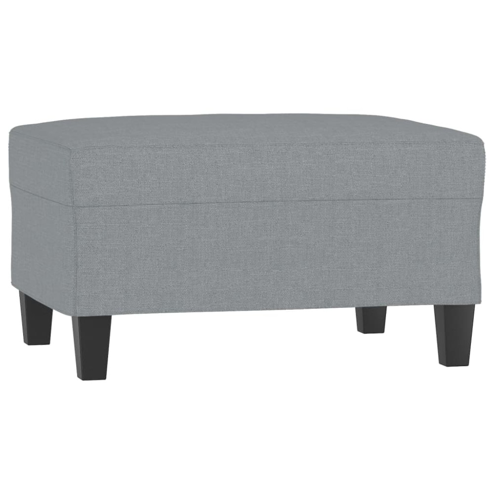 vidaXL Taburet, gri deschis, 70x55x41 cm, material textil