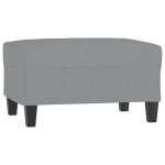 vidaXL Taburet, gri deschis, 70x55x41 cm, material textil vidaXL Taburet, gri deschis, 70x55x41 cm, material textil