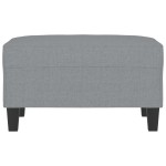 vidaXL Taburet, gri deschis, 70x55x41 cm, material textil vidaXL Taburet, gri deschis, 70x55x41 cm, material textil
