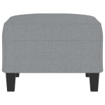 vidaXL Taburet, gri deschis, 70x55x41 cm, material textil vidaXL Taburet, gri deschis, 70x55x41 cm, material textil