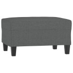 vidaXL Taburet, gri închis, 70x55x41 cm, material textil vidaXL Taburet, gri închis, 70x55x41 cm, material textil