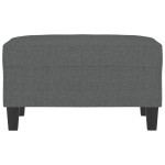 vidaXL Taburet, gri închis, 70x55x41 cm, material textil vidaXL Taburet, gri închis, 70x55x41 cm, material textil