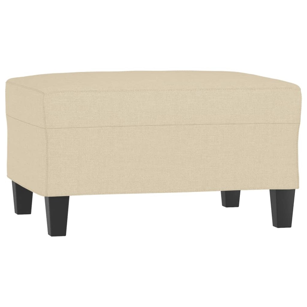 vidaXL Taburet, crem, 70x55x41 cm, material textil