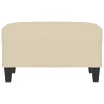 vidaXL Taburet, crem, 70x55x41 cm, material textil vidaXL Taburet, crem, 70x55x41 cm, material textil