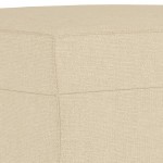 vidaXL Taburet, crem, 70x55x41 cm, material textil vidaXL Taburet, crem, 70x55x41 cm, material textil