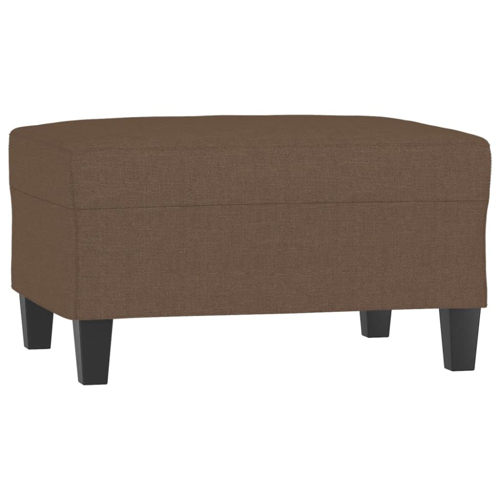 vidaXL Taburet, maro, 70x55x41 cm, material textil