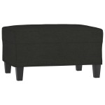 vidaXL Taburet, negru, 70x55x41 cm, material textil vidaXL Taburet, negru, 70x55x41 cm, material textil