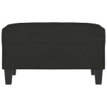 vidaXL Taburet, negru, 70x55x41 cm, material textil vidaXL Taburet, negru, 70x55x41 cm, material textil