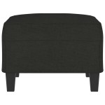 vidaXL Taburet, negru, 70x55x41 cm, material textil vidaXL Taburet, negru, 70x55x41 cm, material textil