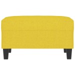 vidaXL Taburet, galben deschis, 70x55x41 cm, material textil vidaXL Taburet, galben deschis, 70x55x41 cm, material textil