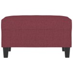 vidaXL Taburet, roșu vin, 70x55x41 cm, material textil vidaXL Taburet, roșu vin, 70x55x41 cm, material textil