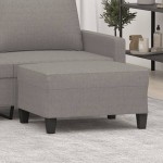 vidaXL Taburet, gri taupe, 70x55x41 cm, material textil vidaXL Taburet, gri taupe, 70x55x41 cm, material textil