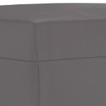 vidaXL Taburet, gri, 70x55x41 cm, piele ecologică vidaXL Taburet, gri, 70x55x41 cm, piele ecologică