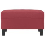vidaXL Taburet, roșu vin, 70x55x41 cm, piele ecologică vidaXL Taburet, roșu vin, 70x55x41 cm, piele ecologică