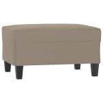 vidaXL Taburet, gri taupe, 70x55x41 cm, microfibră vidaXL Taburet, gri taupe, 70x55x41 cm, microfibră