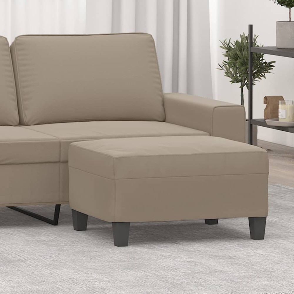 vidaXL Taburet, gri taupe, 70x55x41 cm, microfibră