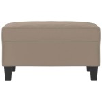 vidaXL Taburet, gri taupe, 70x55x41 cm, microfibră vidaXL Taburet, gri taupe, 70x55x41 cm, microfibră