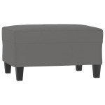 vidaXL Taburet, gri închis, 70x55x41 cm, microfibră vidaXL Taburet, gri închis, 70x55x41 cm, microfibră