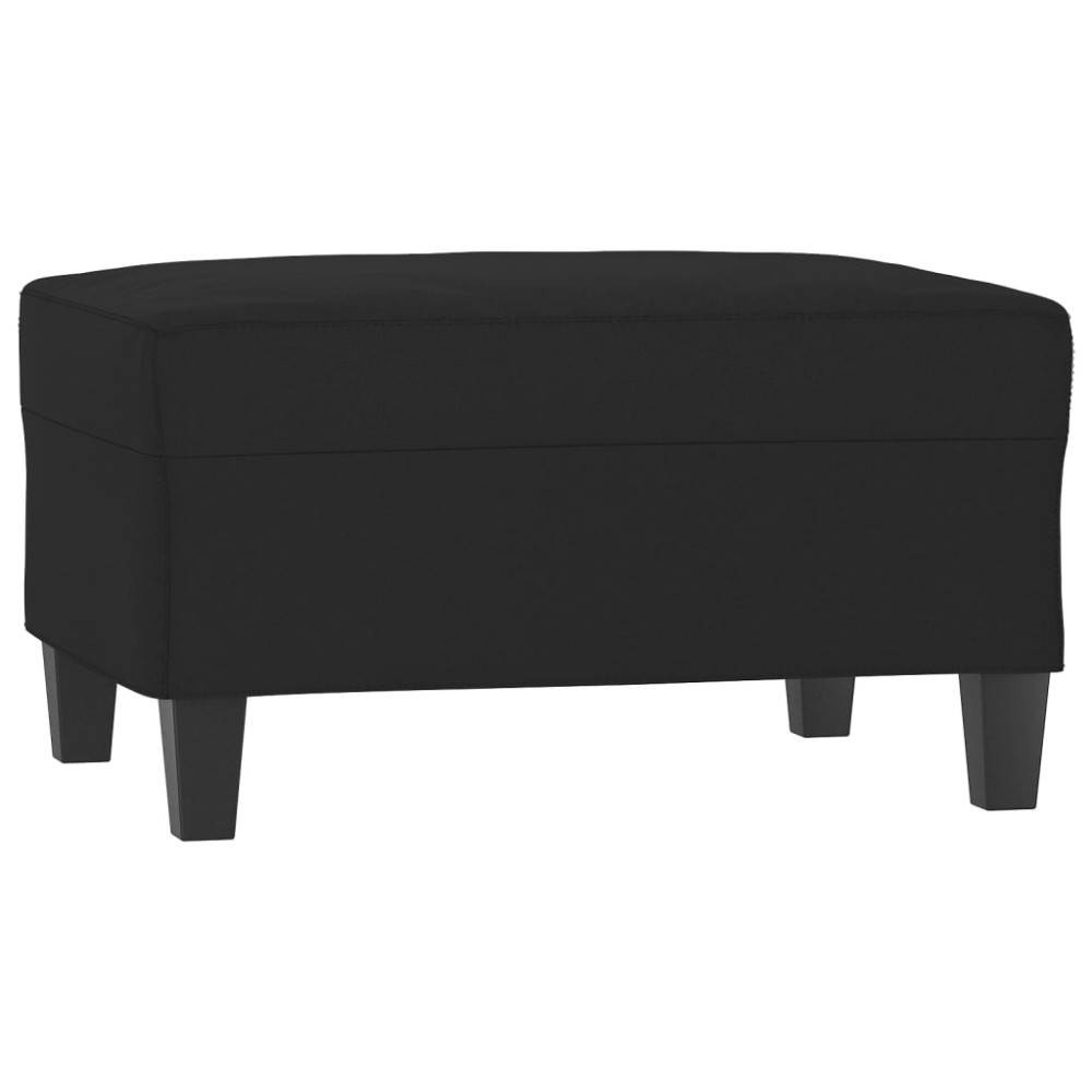 vidaXL Taburet, negru, 70x55x41 cm, microfibră
