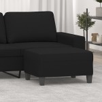 vidaXL Taburet, negru, 70x55x41 cm, microfibră vidaXL Taburet, negru, 70x55x41 cm, microfibră