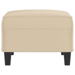 vidaXL Taburet, crem, 70x55x41 cm, microfibră vidaXL Taburet, crem, 70x55x41 cm, microfibră