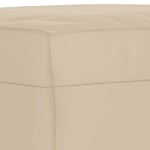 vidaXL Taburet, crem, 70x55x41 cm, microfibră vidaXL Taburet, crem, 70x55x41 cm, microfibră