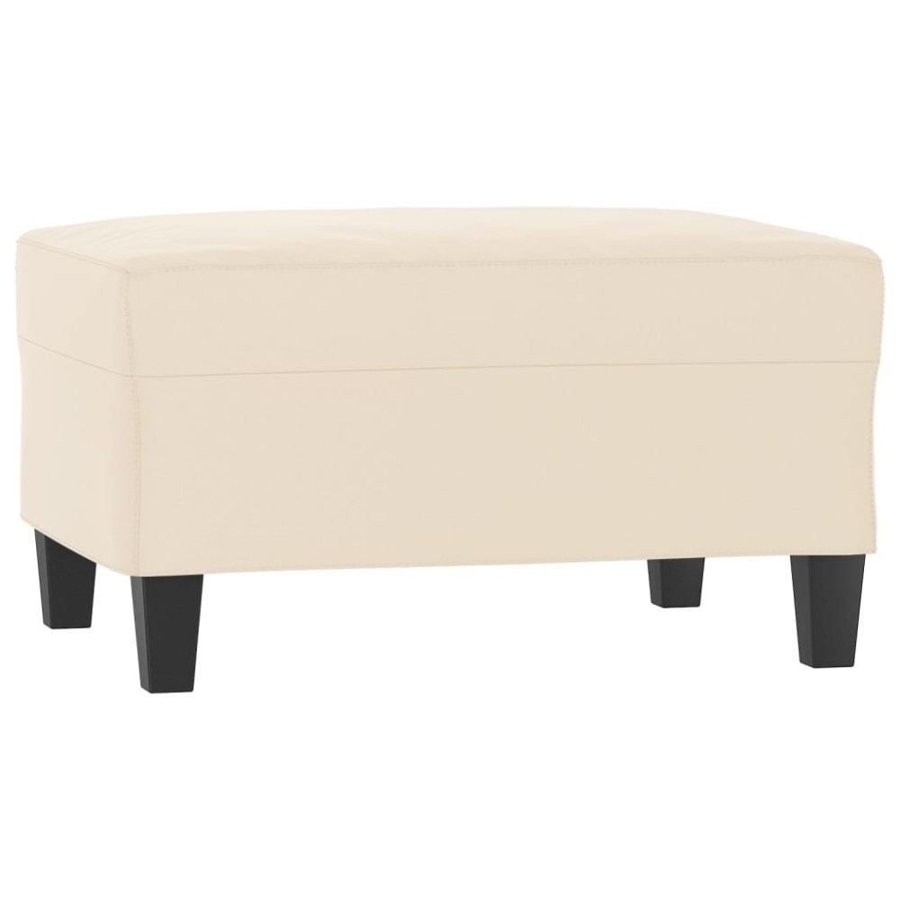 vidaXL Taburet, bej, 70x55x41 cm, țesătură microfibră