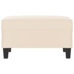 vidaXL Taburet, bej, 70x55x41 cm, țesătură microfibră vidaXL Taburet, bej, 70x55x41 cm, țesătură microfibră