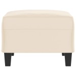 vidaXL Taburet, bej, 70x55x41 cm, țesătură microfibră vidaXL Taburet, bej, 70x55x41 cm, țesătură microfibră