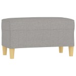 vidaXL Bancă, gri deschis, 70x35x41 cm, textil vidaXL Bancă, gri deschis, 70x35x41 cm, textil