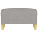 vidaXL Bancă, gri deschis, 70x35x41 cm, textil vidaXL Bancă, gri deschis, 70x35x41 cm, textil
