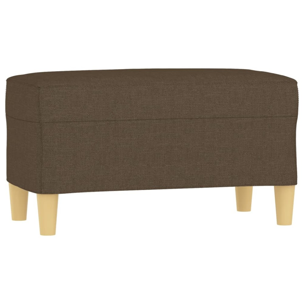 vidaXL Bancă, maro, 70x35x41 cm, textil
