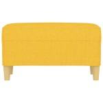 vidaXL Bancă, galben deschis, 70x35x41 cm, textil vidaXL Bancă, galben deschis, 70x35x41 cm, textil