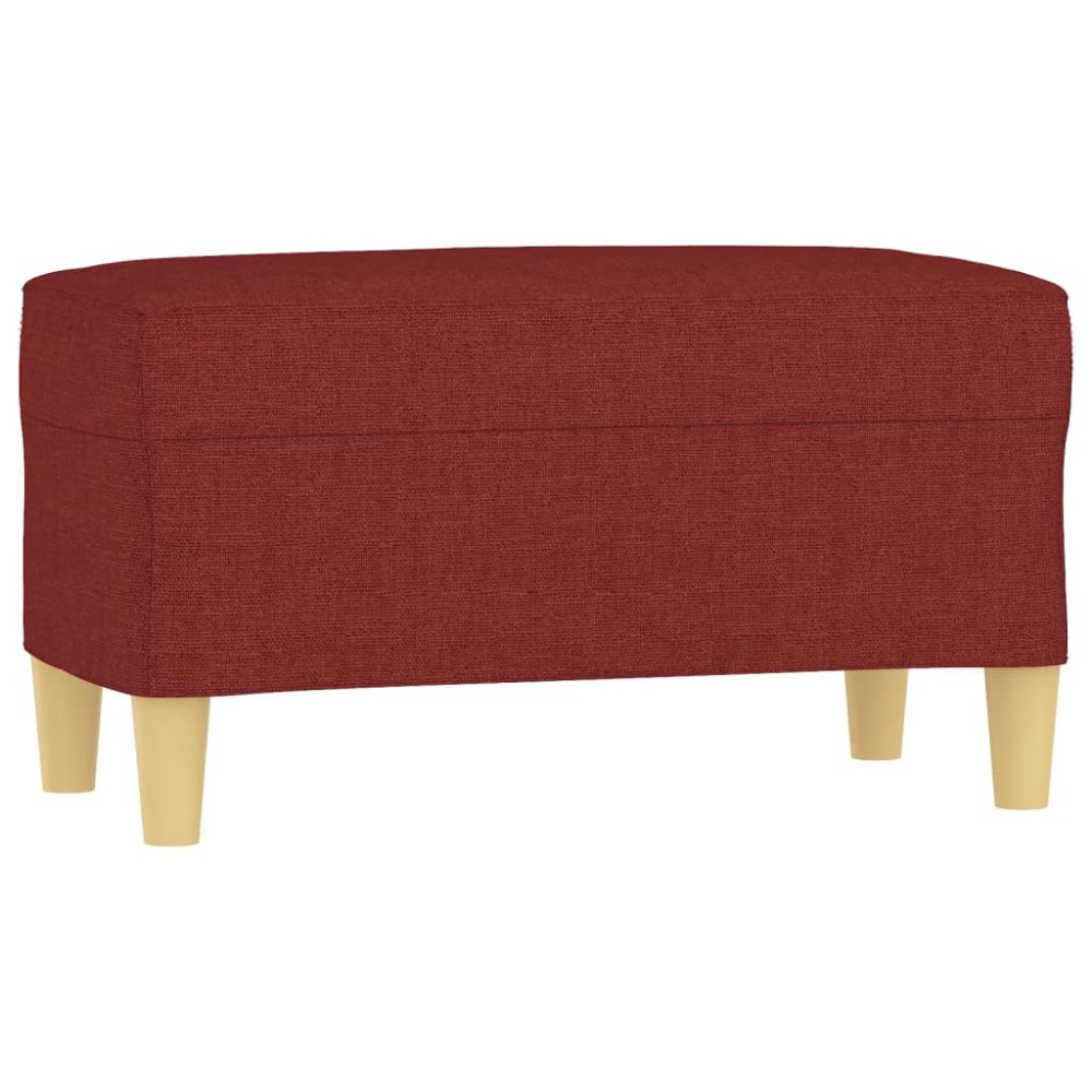 vidaXL Bancă, roșu vin, 70x35x41 cm, textil