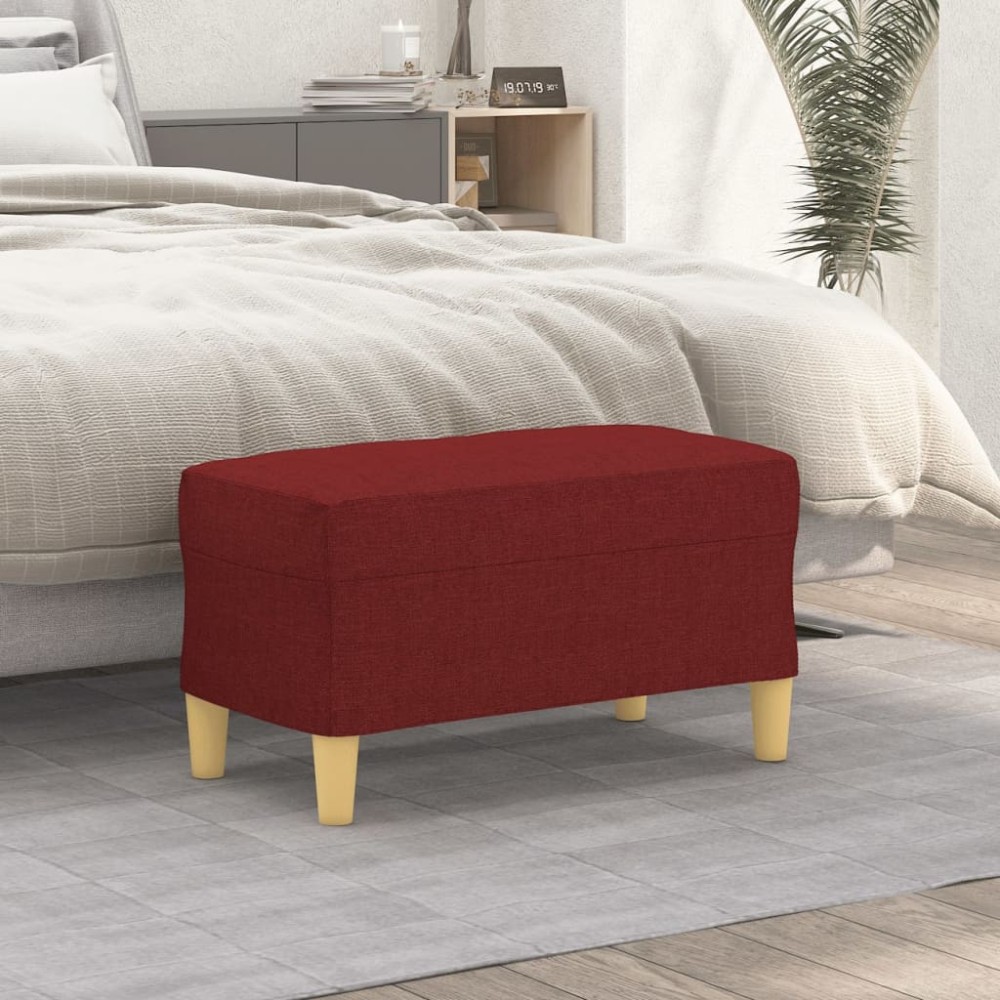 vidaXL Bancă, roșu vin, 70x35x41 cm, textil
