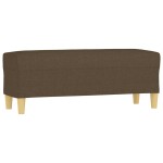 vidaXL Bancă, maro, 100x35x41 cm, textil vidaXL Bancă, maro, 100x35x41 cm, textil