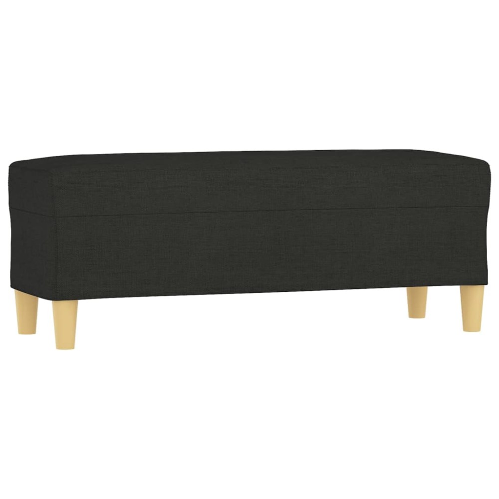vidaXL Bancă, negru, 100x35x41 cm, textil