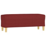 vidaXL Bancă, roșu vin, 100x35x41 cm, textil vidaXL Bancă, roșu vin, 100x35x41 cm, textil