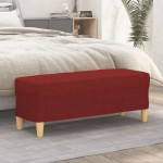 vidaXL Bancă, roșu vin, 100x35x41 cm, textil vidaXL Bancă, roșu vin, 100x35x41 cm, textil