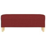 vidaXL Bancă, roșu vin, 100x35x41 cm, textil vidaXL Bancă, roșu vin, 100x35x41 cm, textil