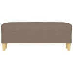 vidaXL Bancă, gri taupe, 100x35x41 cm, textil vidaXL Bancă, gri taupe, 100x35x41 cm, textil
