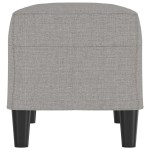 vidaXL Bancă, gri deschis, 70x35x41 cm, textil vidaXL Bancă, gri deschis, 70x35x41 cm, textil