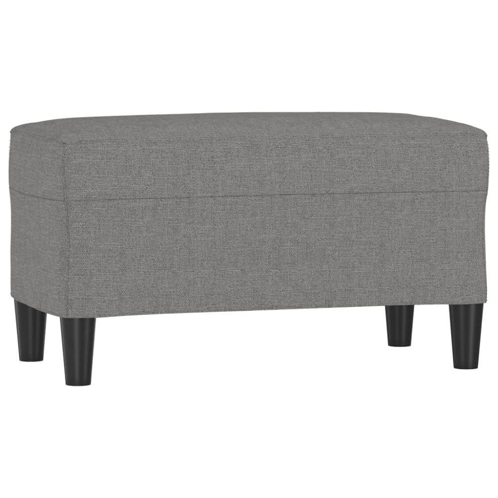 vidaXL Bancă, gri închis, 70x35x41 cm, textil