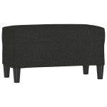 vidaXL Bancă, negru, 70x35x41 cm, textil vidaXL Bancă, negru, 70x35x41 cm, textil